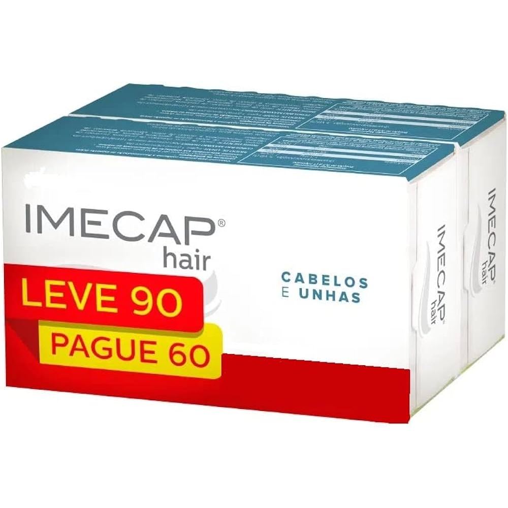 Imecap Hair Cabelos e Unhas – Kit Com 90 Cá