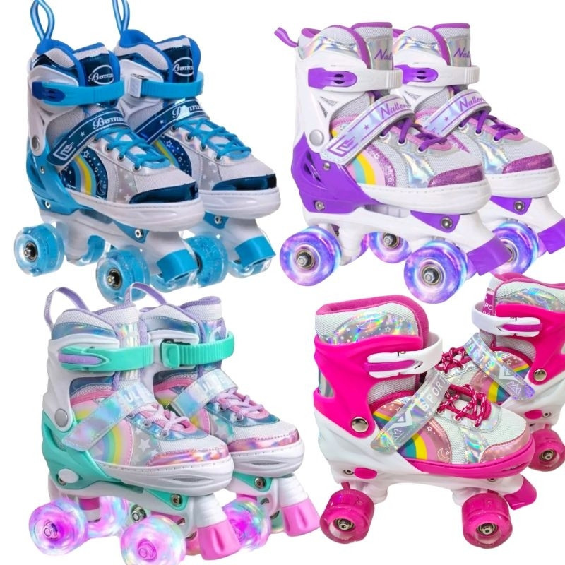 Patins Quad Lindo Tam./ajustável + Kit Proteção