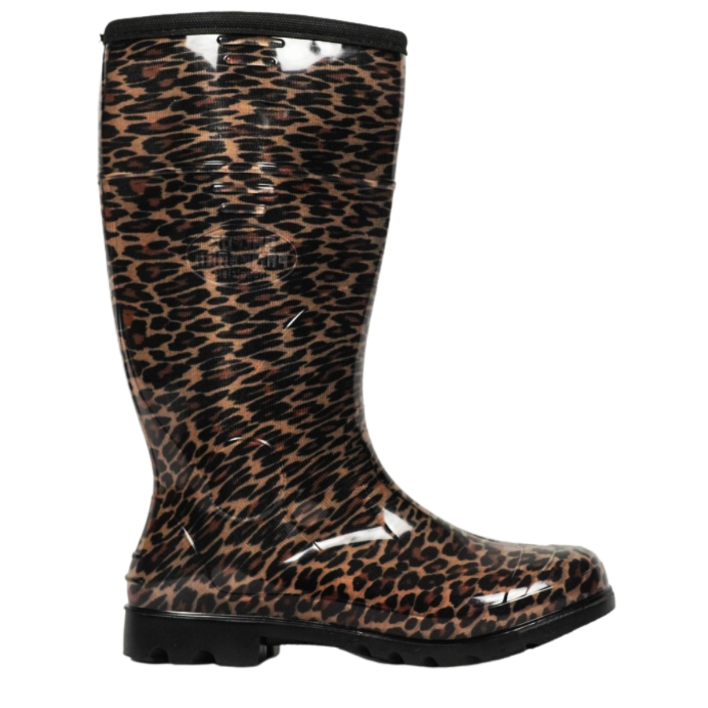 Bota de PVC Galocha Feminina Calfor Onça Imperme�