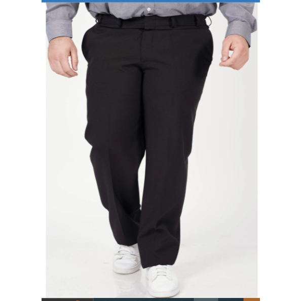 Calça social oxford masculina Plus Size