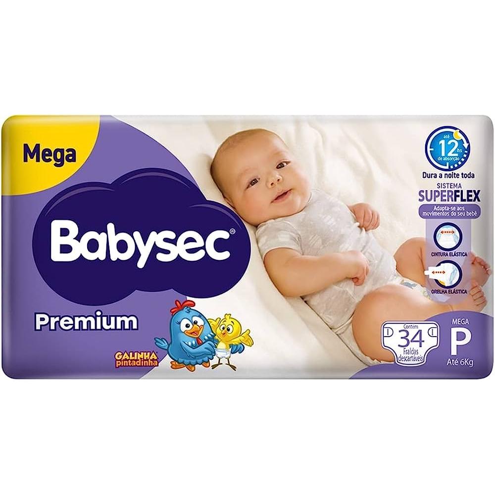 Fralda Descartável Babysec Galinha Pintadinha Pre