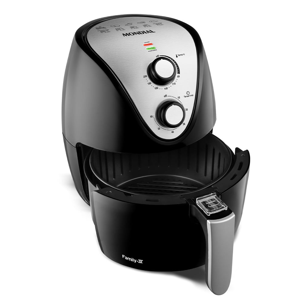 Fritadeira Sem Óleo Air Fryer 3,5L Mondial Preto 