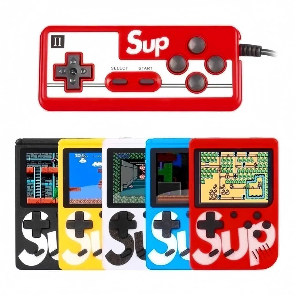 Mini Video Game Sup Game Box 400 Jogos Em 1/Em 2 P