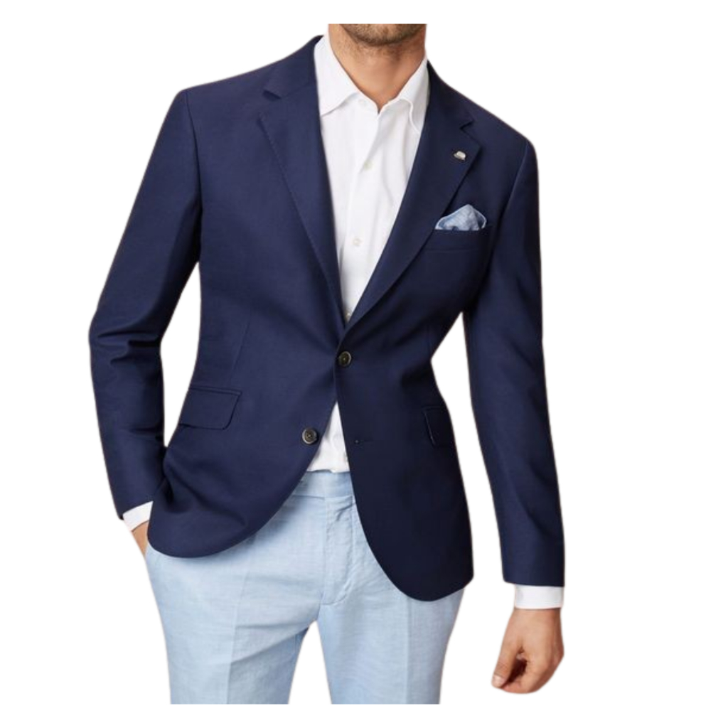 BLAZER MASCULINO SOCIAL SLIM CORTE ITALIANO 2 BOT�