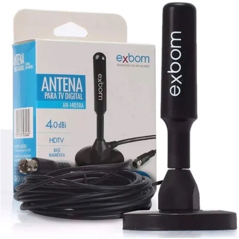 Antena Digital Amplificada Interna e Externa 5 Met