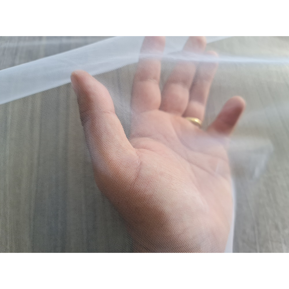 Tecido Tule Ilusion Branco 3 Metros Véu Noiva Fan