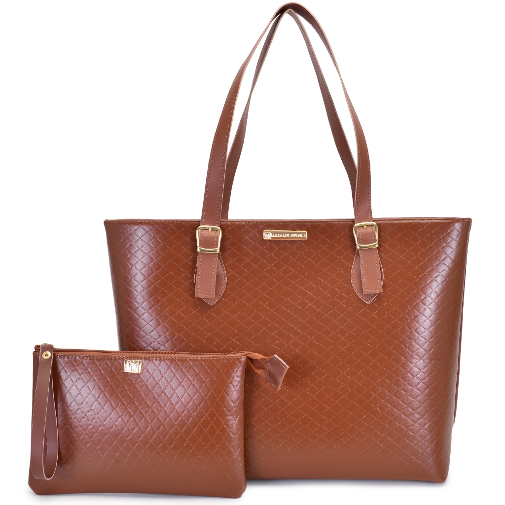 Bolsa Feminina Shopper Casual Grande Faculdade Tra