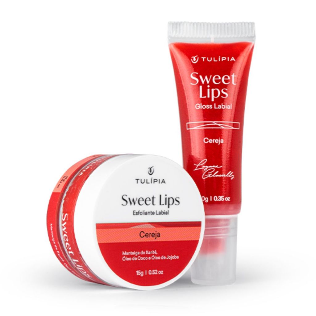 Kit Sweet Lips Gloss e Esfoliante Hidratação Pro