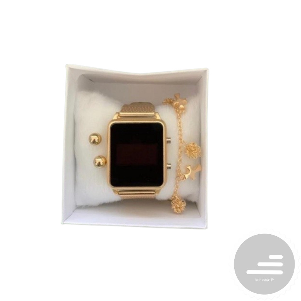 Relogio Feminino Digital de Led Promocao NewB