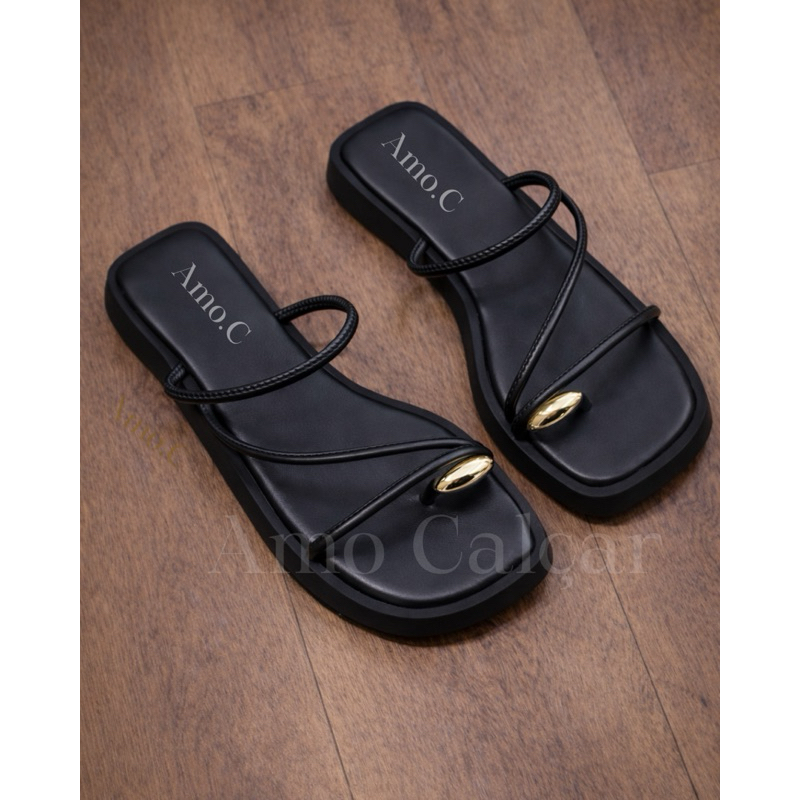 Sandália Feminina Flat Premium Tendência 2026 Me