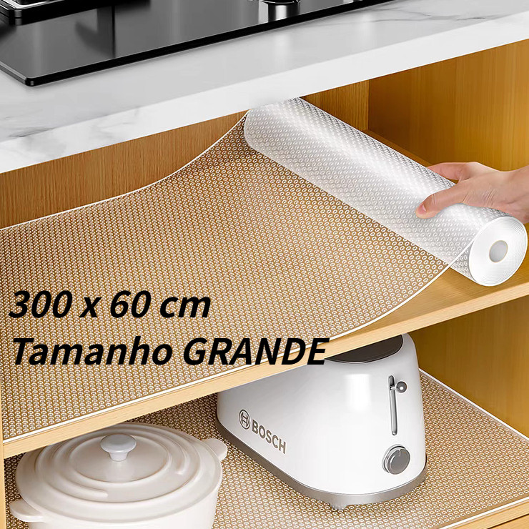 Forro Antiderrapante Para Armário, Gaveta, Gelade