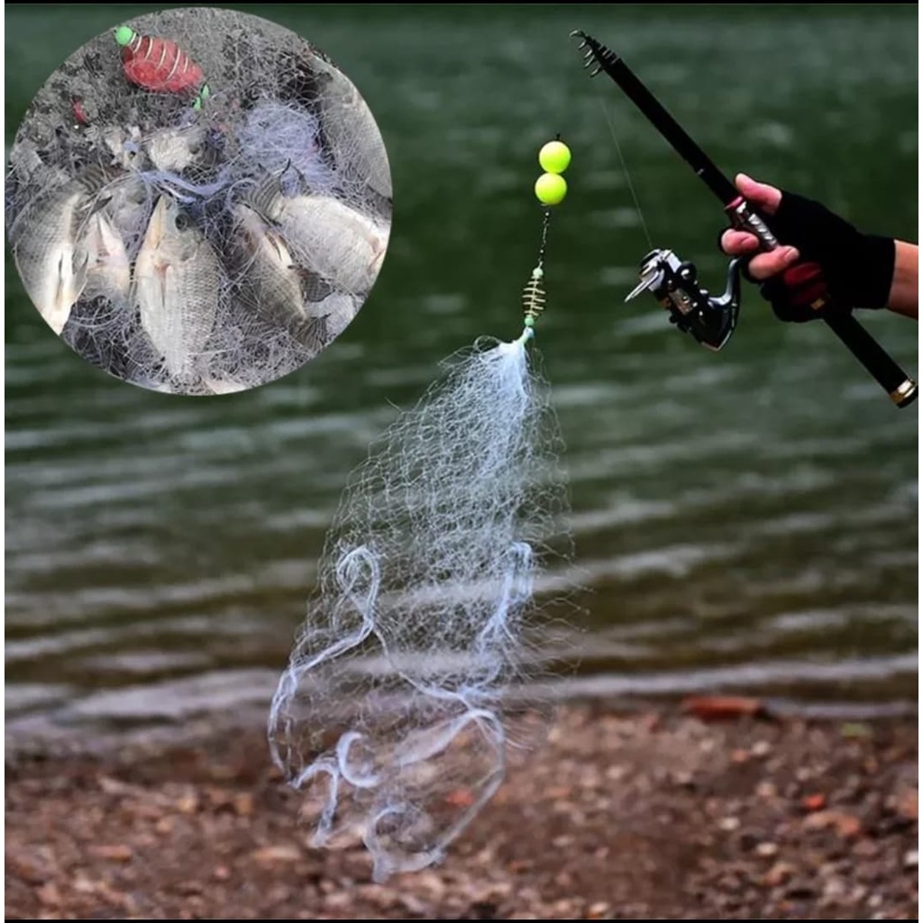 Redinha De Pesca Para Vara Armadilha Tarrafinha Pe