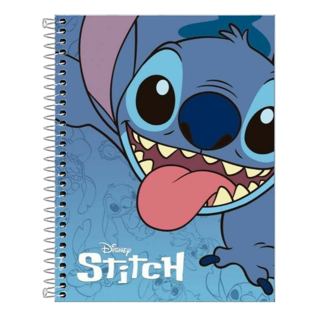 Caderno Stitch Capa dura 1, 10 ou 20 Matérias 