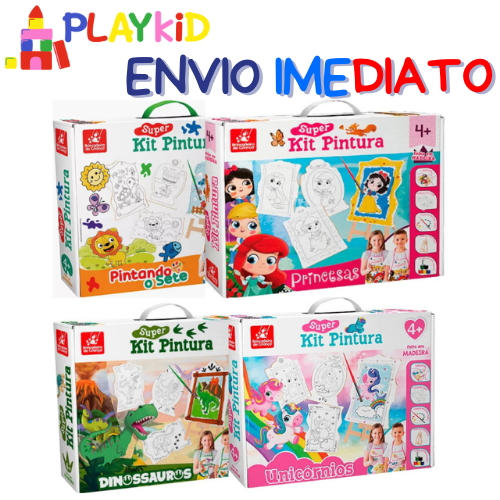 Super Kit Pintura – Criança Com 4 Telas Cav