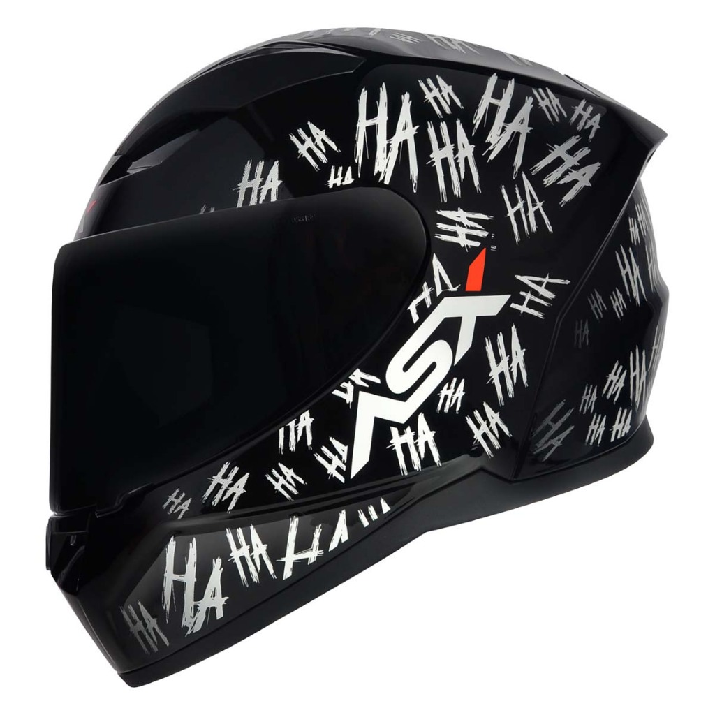 Capacete Moto Masculino ASX City Preto Fun Brilhan