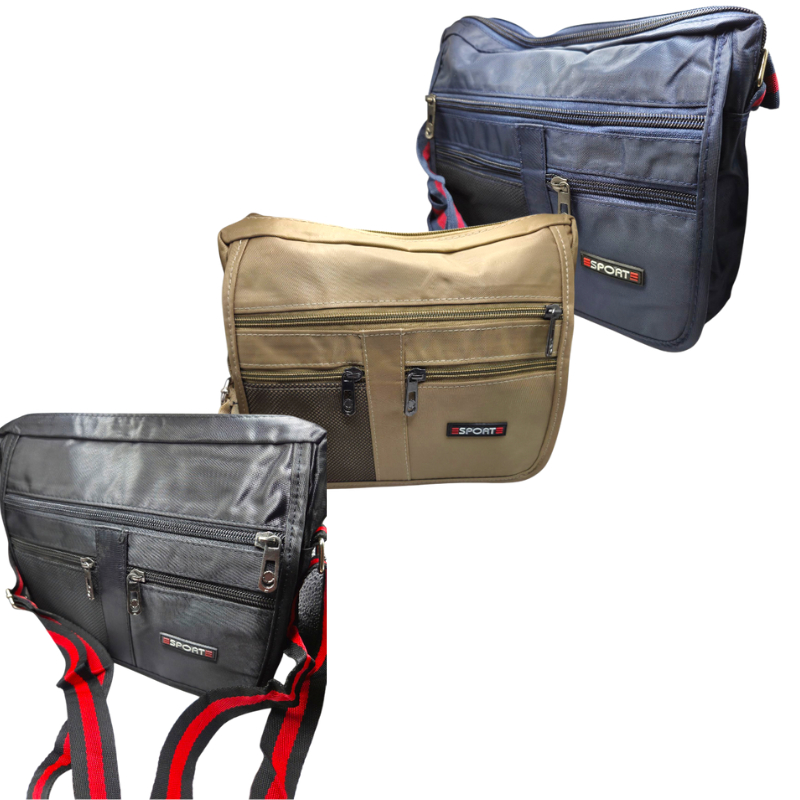 Bolsa Lateral Alça Masculina BMC 23x20cm Estilosa