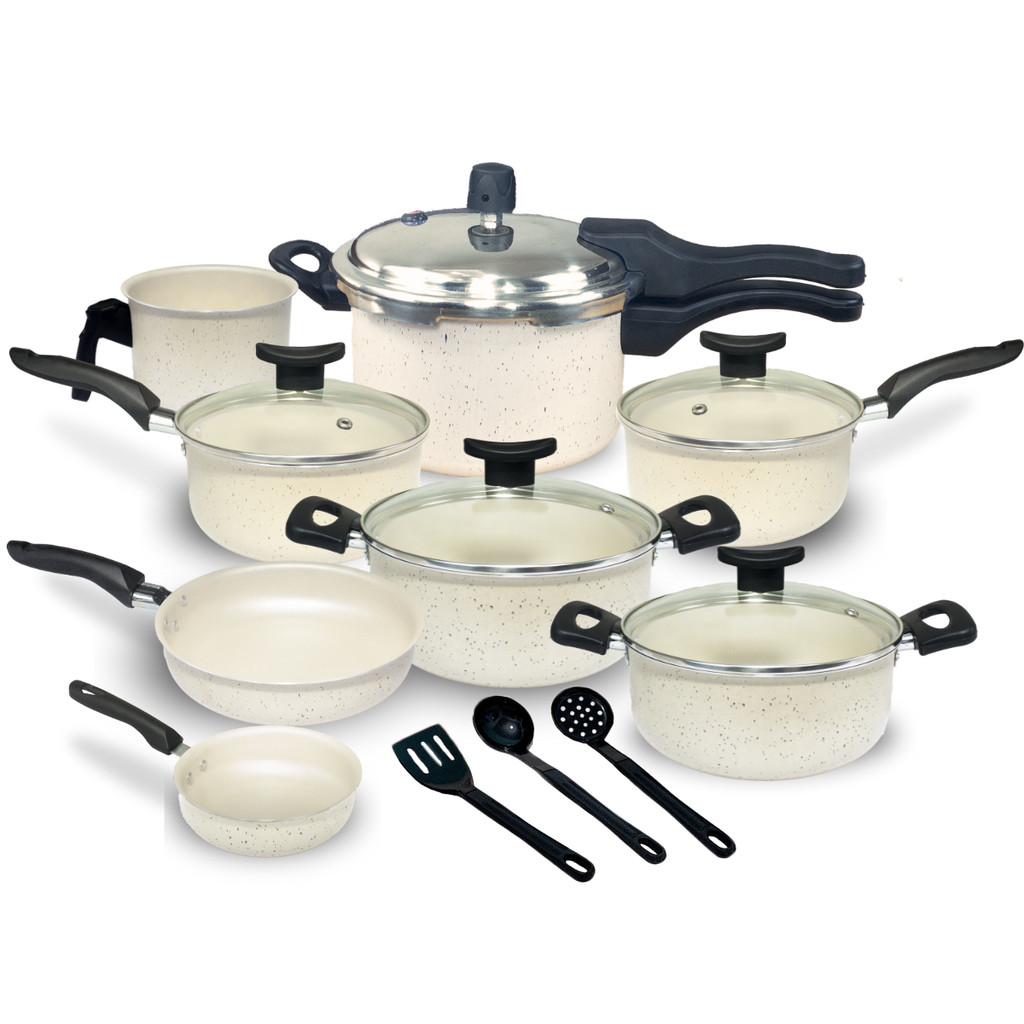 Jogo de Panelas Teflon Munique 11 Pçs com Panela 