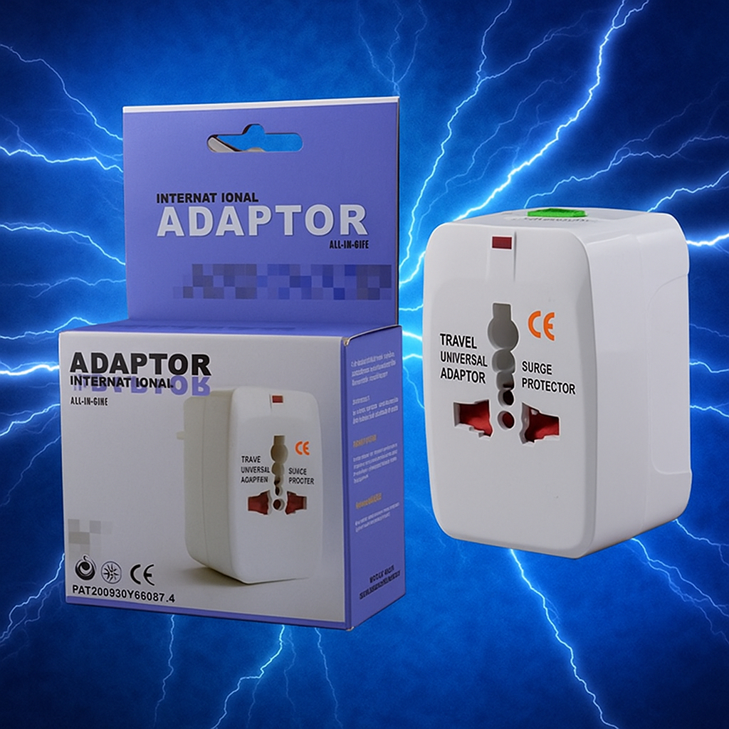 Adaptador de Tomada Universal Internacional de Via