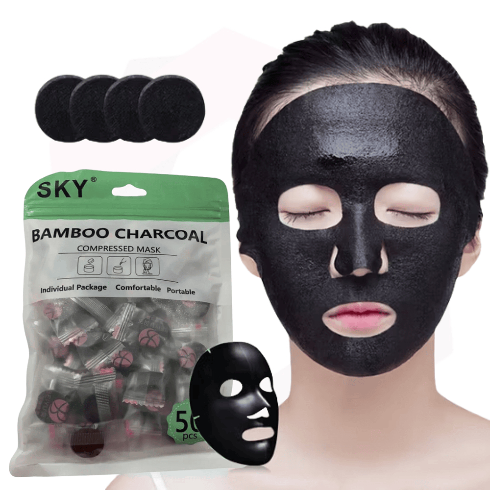 Máscaras Comprimidas Carvão Ativado SKY – 