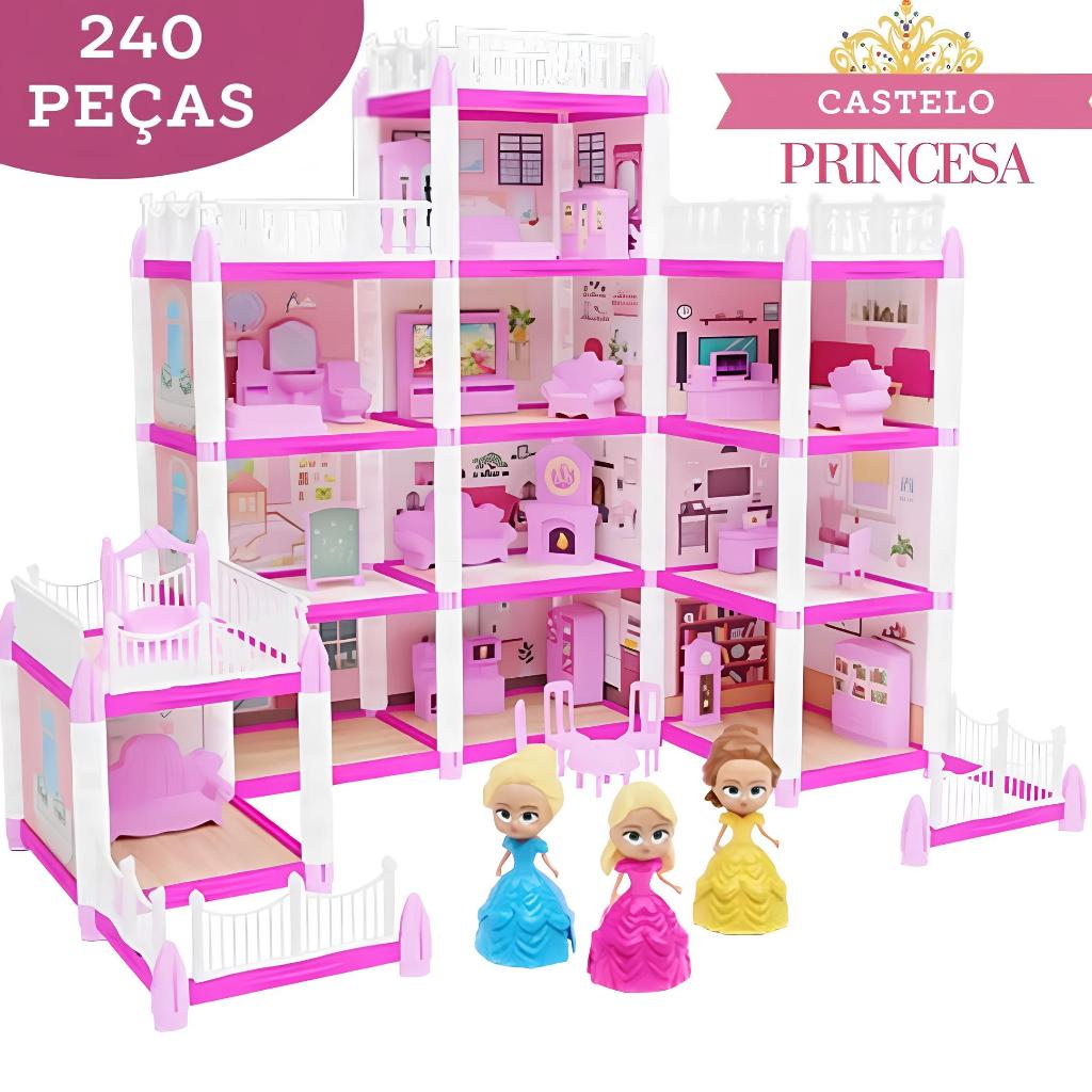 Casinha Casa De Boneca Princesa Brinquedo Infantil