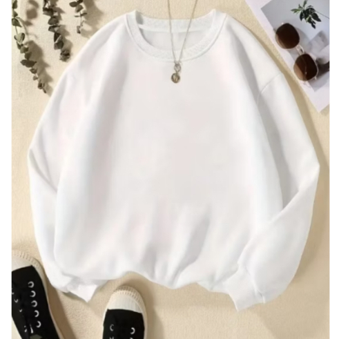 Moletom careca quentinho flanelado sem estampa alg