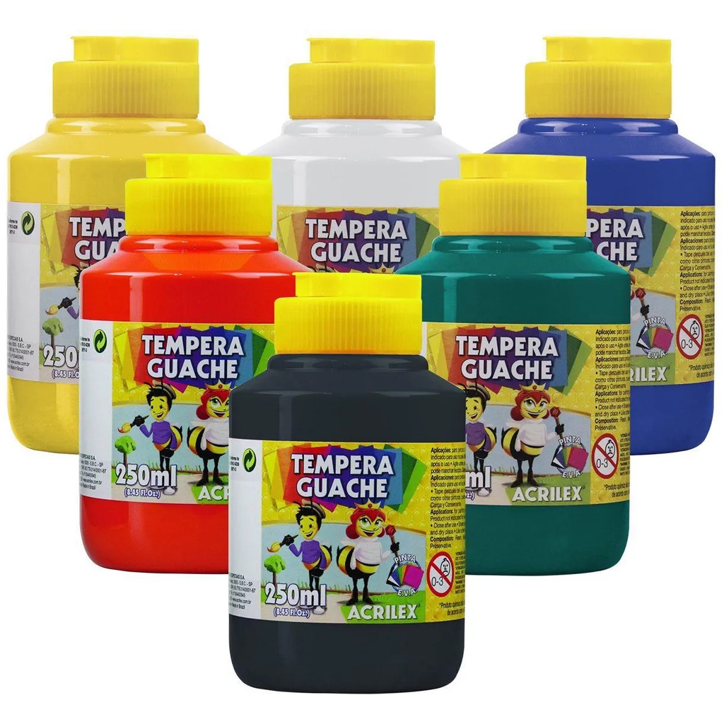 Tinta Guache Acrilex 250ml