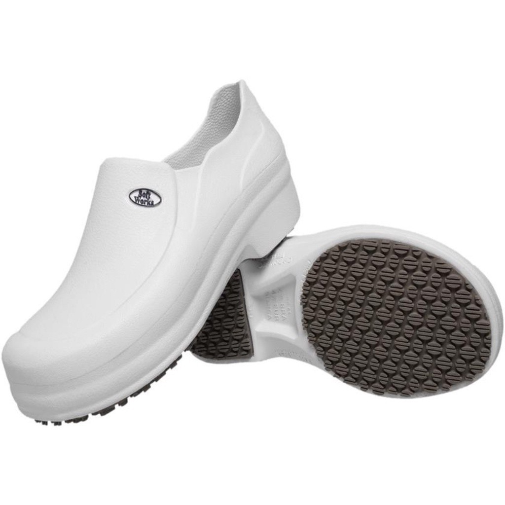Sapato Eva Borracha Soft Works Branco BB65 Clínic