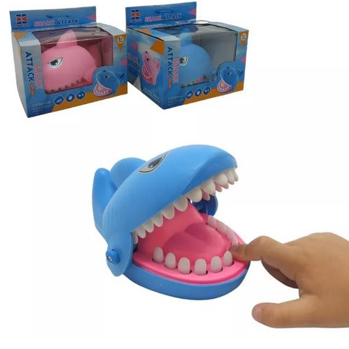 Tubarão Brinquedo Jogo Desafio Croc Croc Morde De