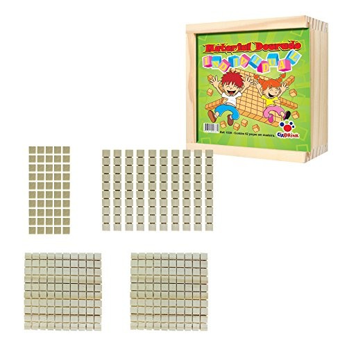 Material Dourado Individual 62 Peças em Madeira C