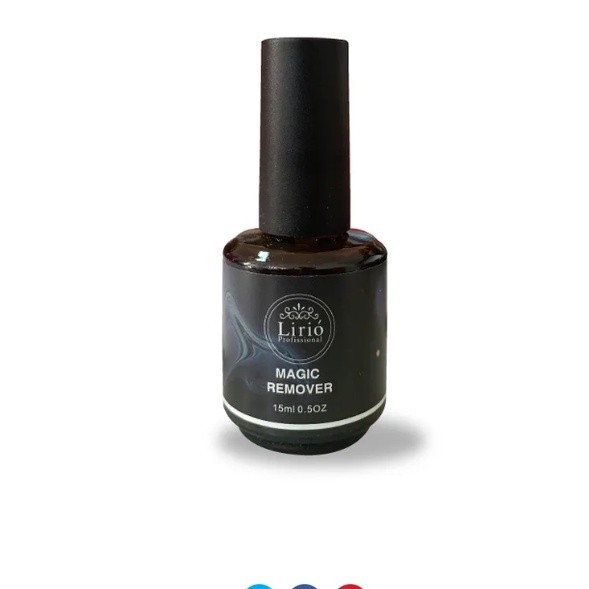 Magic Remover Lirió 15ml Esmalte Gel Removedor Ac