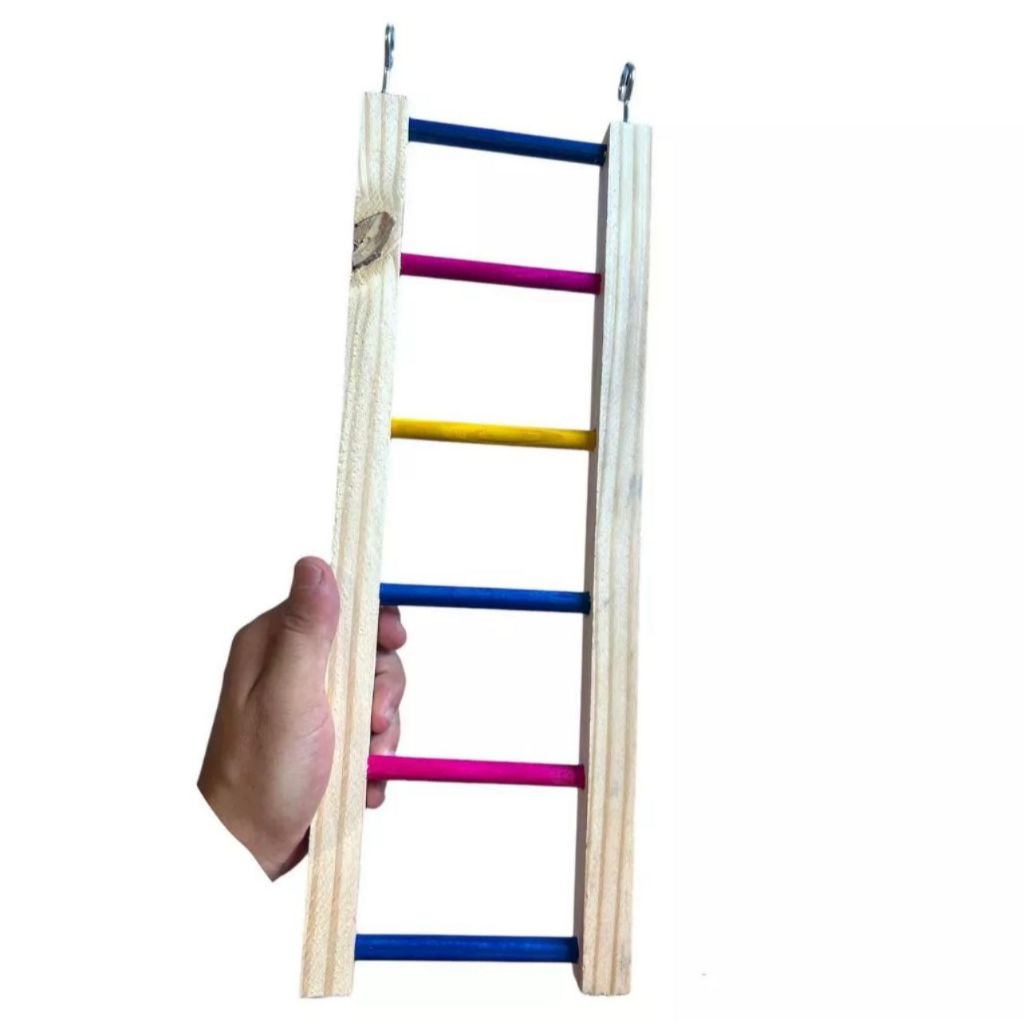 Brinquedo Escada 40CM Colorido Para Calopsita Peri
