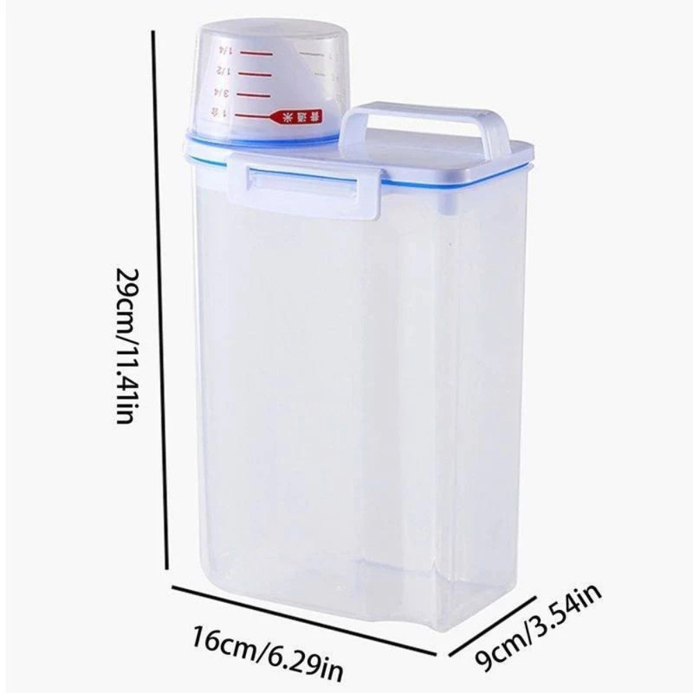 Pote Hermético 2.5L Com Copo Medidor Bico Dosador