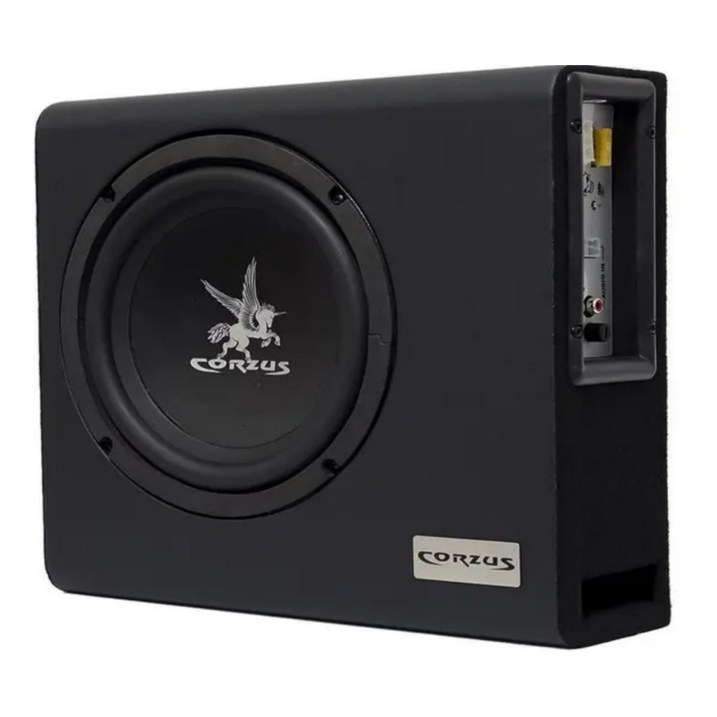 Caixa Amplificada Automotiva Mini Slim Subwoofer G