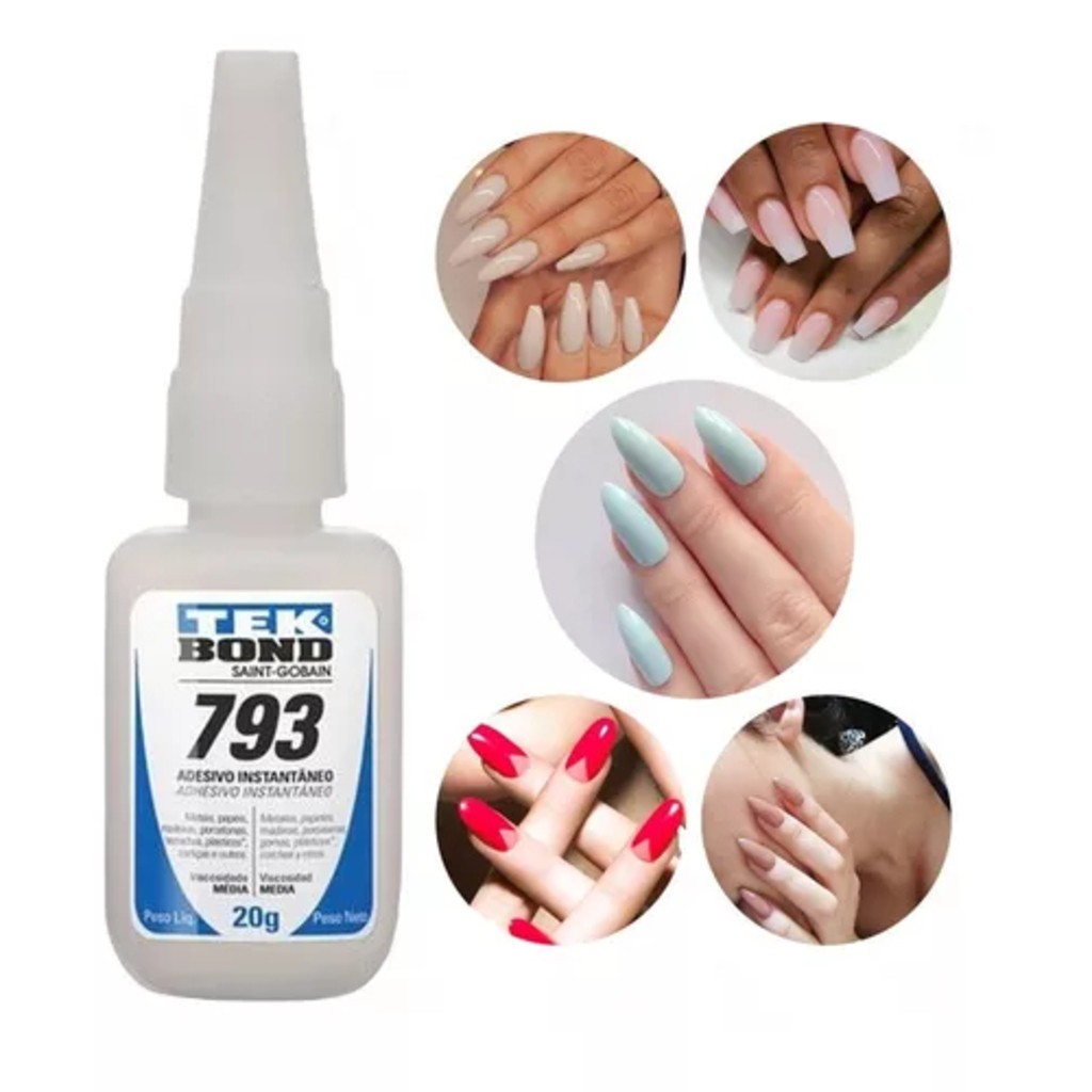 Cola Instantânea 793 20g Tek Bond Acrigel Postiç