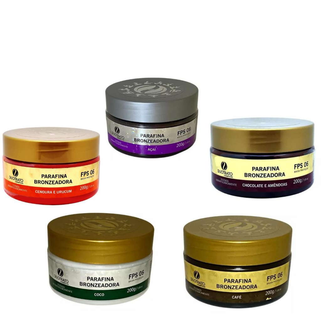 Parafina Bronzeadora Duotrato 100g
