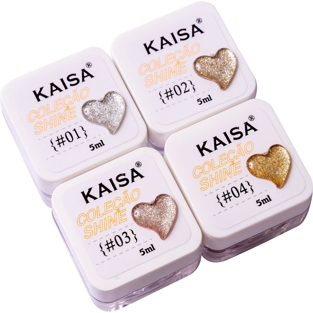 Gel Painting em gel Kaisa 5ml Shine para Decoraç�