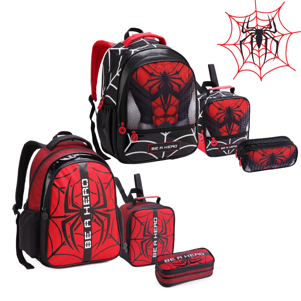 Mochila Infantil Menino Spider-Aranha 2026 Escolar