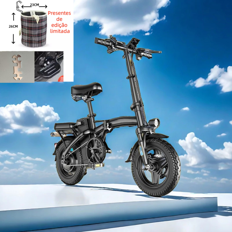 Uma bicicleta elétrica dobrável para a família