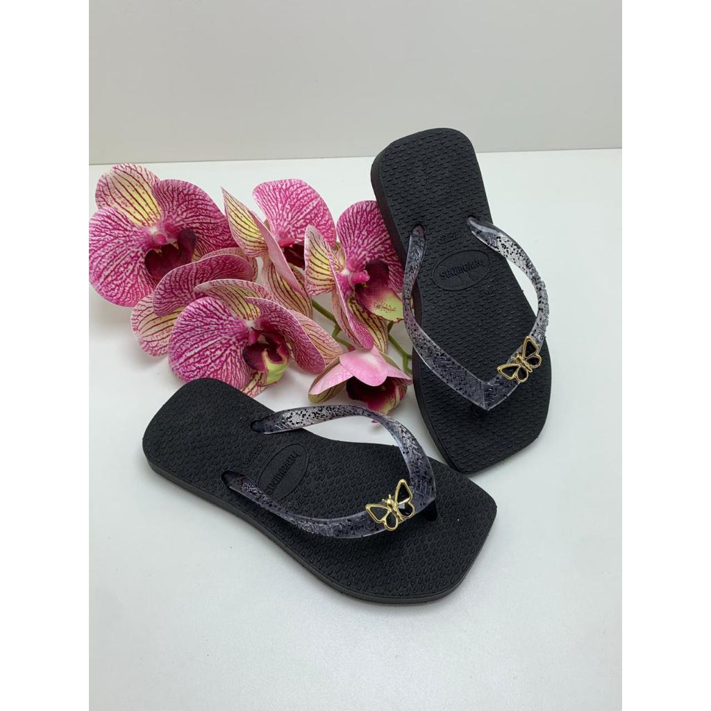 Chinelo Infantil Feminino Colorido Com Detalhe de 