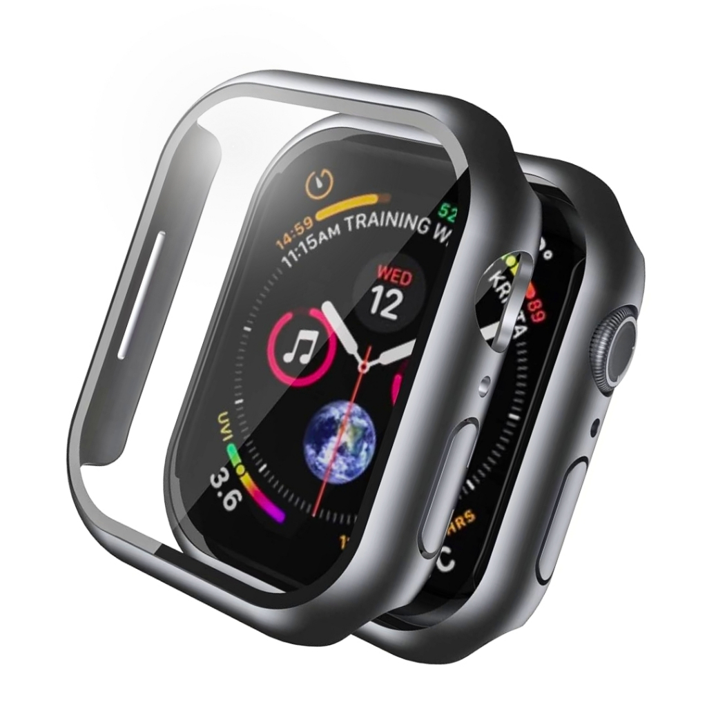 CAPA CASE BUMPER COM VIDRO PARA APPLE WATCH 41MM /