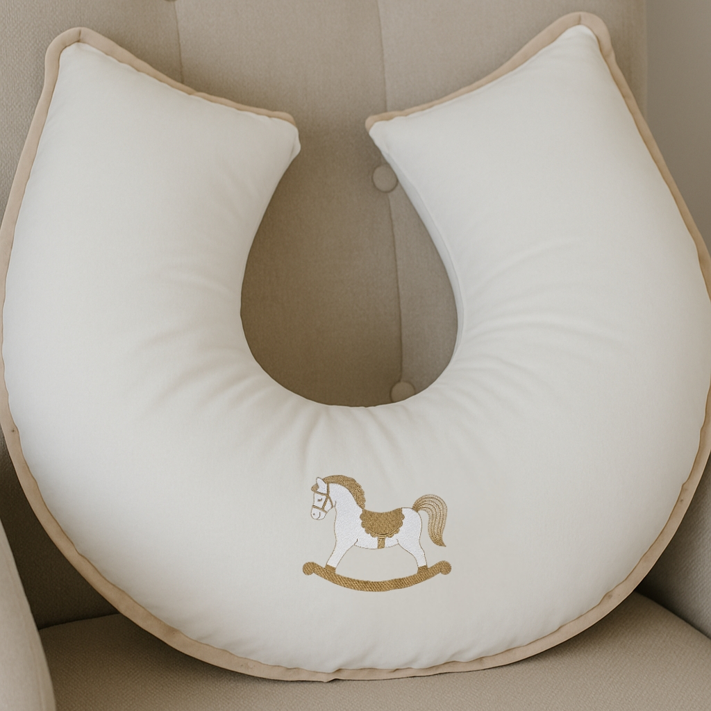 Almofada Amamentação Reversível Tecido 100% Alg