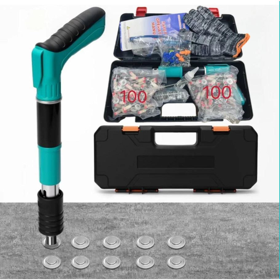 Kit Fixadora Finca Pino Pistola Profissional Açã