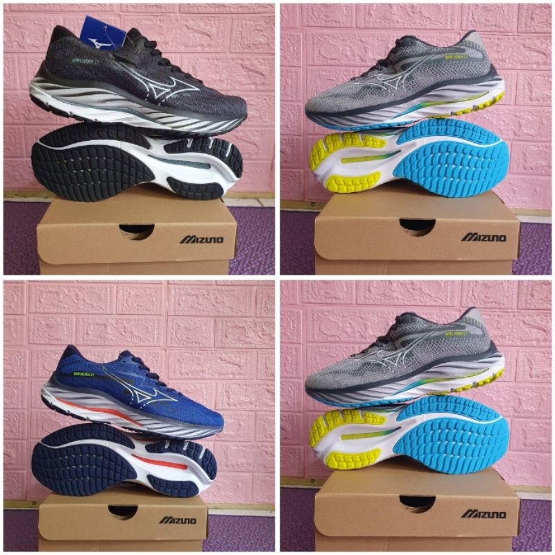 Original Mizuno Wave Rider 27 Premium Calçados Es