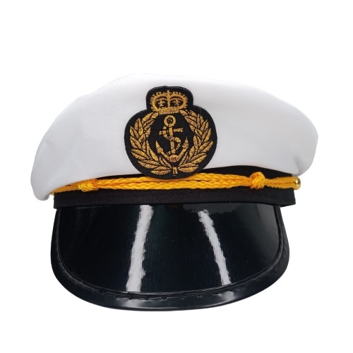 Chapéu de Policial ou Marinheiro Quepe Fantasia C