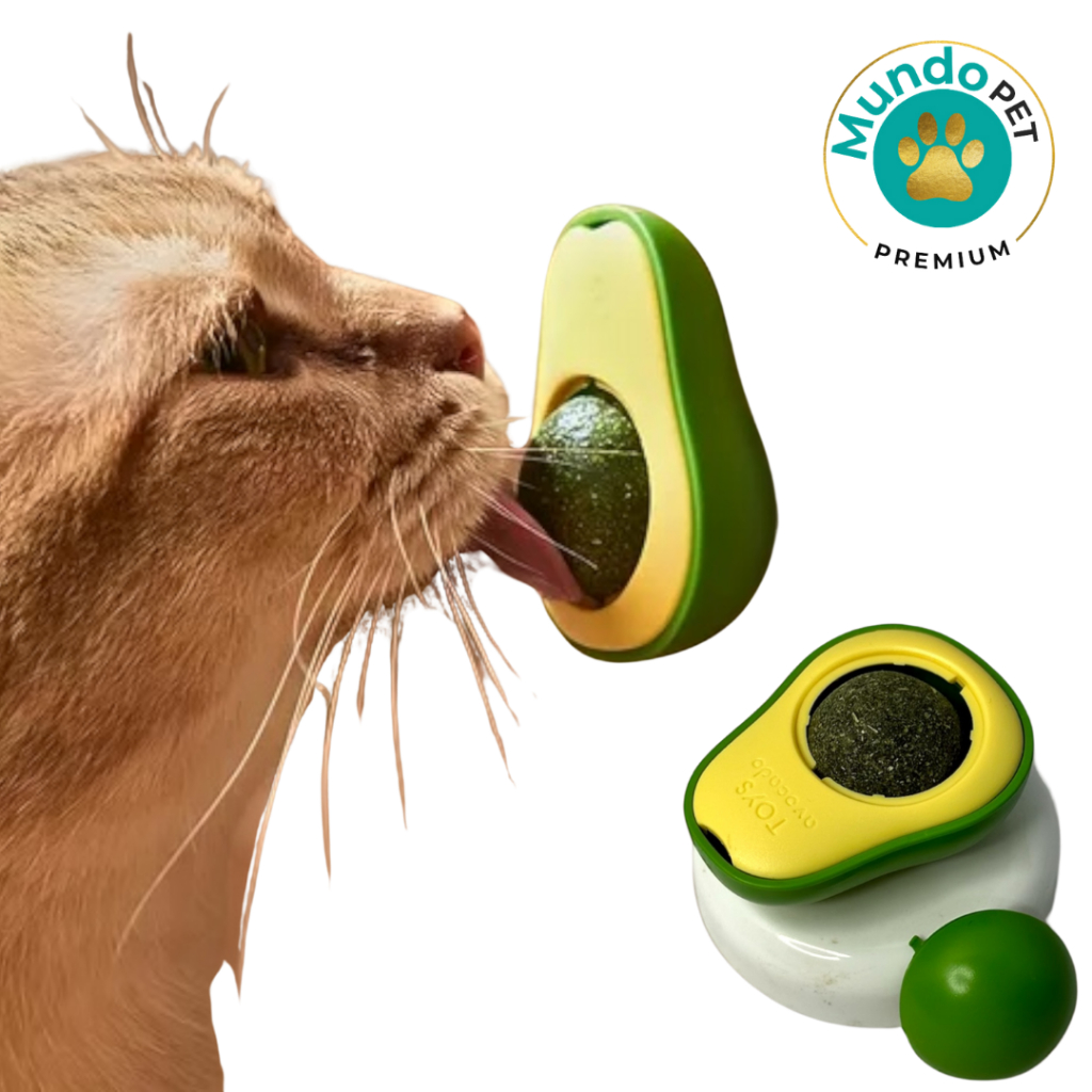 Brinquedo de Gato Abacate Lambe Lambe com Catnip I