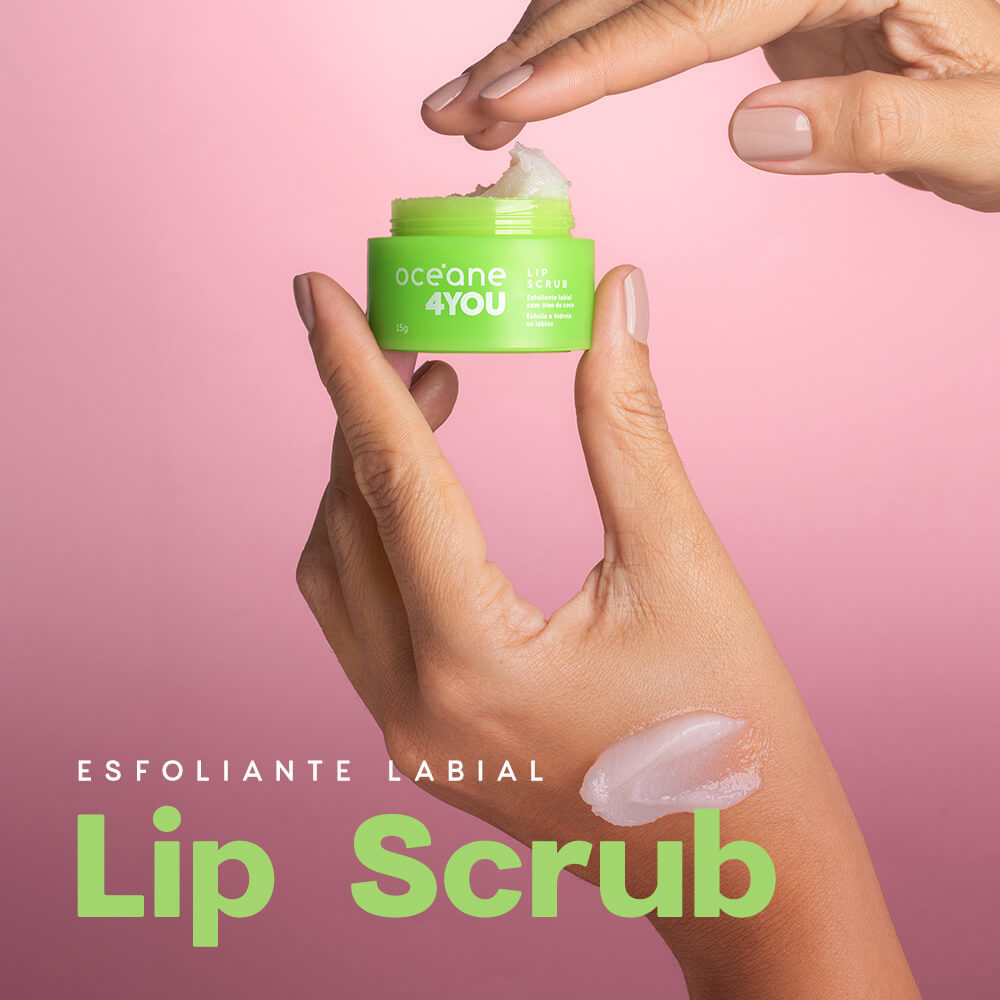 Esfoliante Labial com Óleo de Coco – Lip Sc