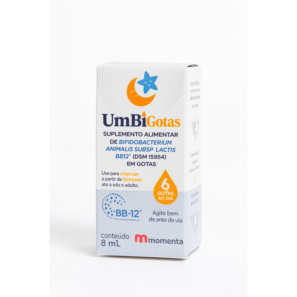 UmBiGotas Probiótico Infantil 8ml  Saúde Intesti