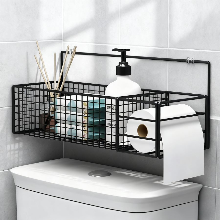 1/2/3 KIT Organizador Prateleira Banheiro Suporte 