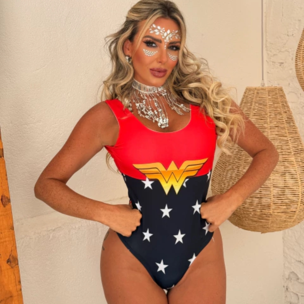 Body fantasia carnaval feminina maiô suplex cavad