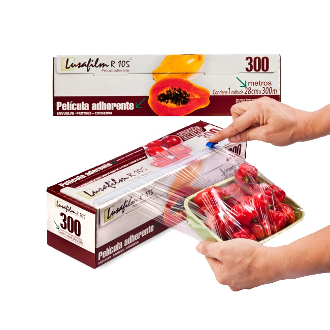 Bobina PVC 28cm X 300 Metros – Filme de PVC 